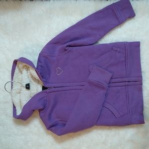 Girls Faded Glory purple hoodie